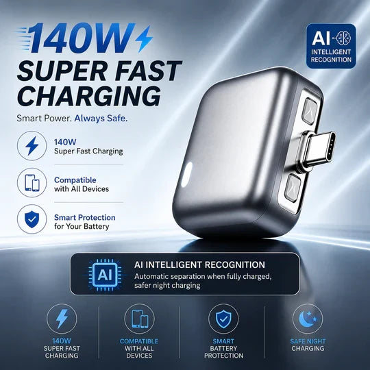 Auto Power-Off Fast Charging Adapter