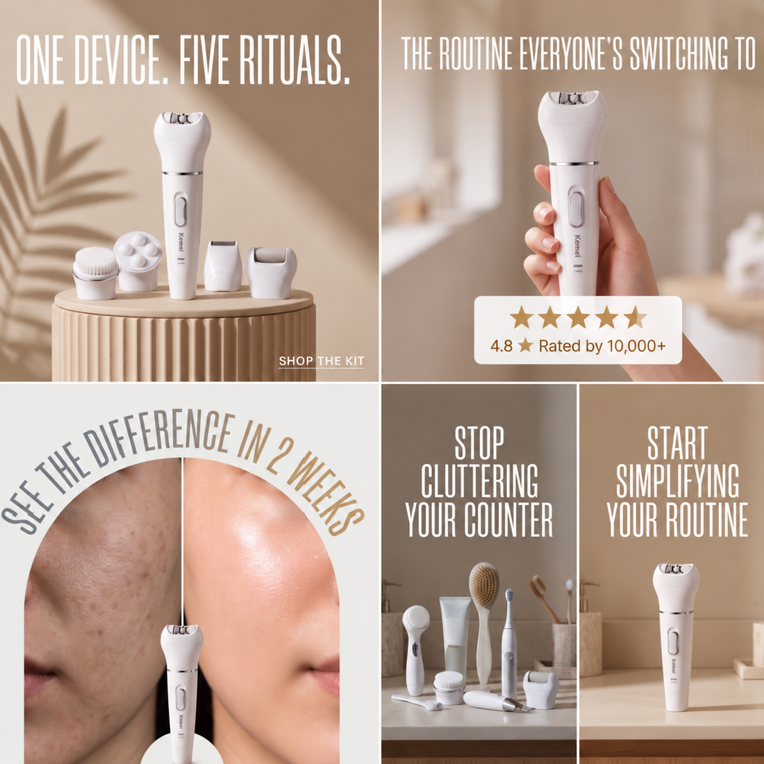 5-in-1 Beauty Care Kit              مجموعة العناية بالجمال 5 في 1
